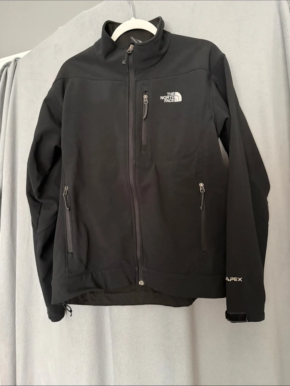 The North Face Black Apex Softshell Performance Jacket
